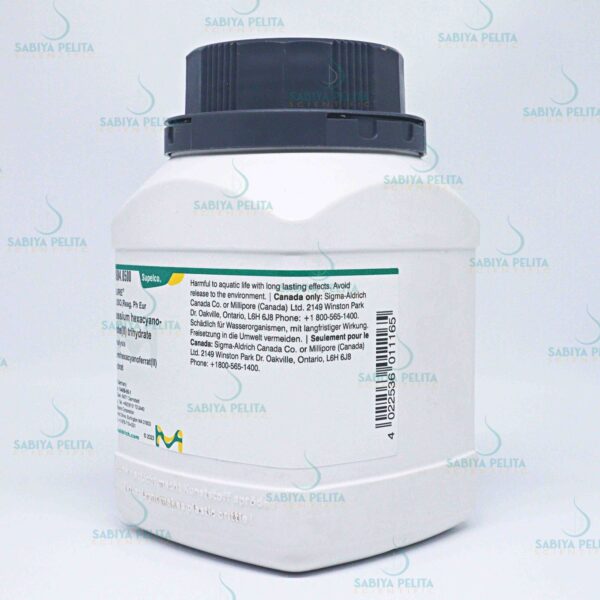 Potassium hexacyanoferrate(II) trihydrate for analysis EMSURE® Merck 1.04984.0500