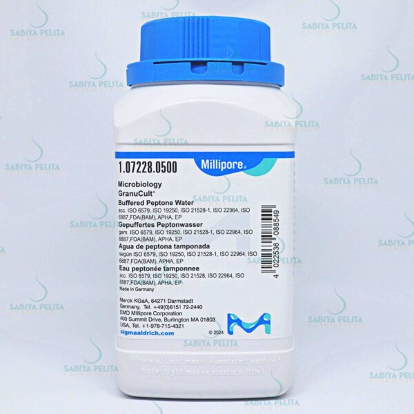 Buffered Peptone Water for microbiology Merck 1.07228.0500