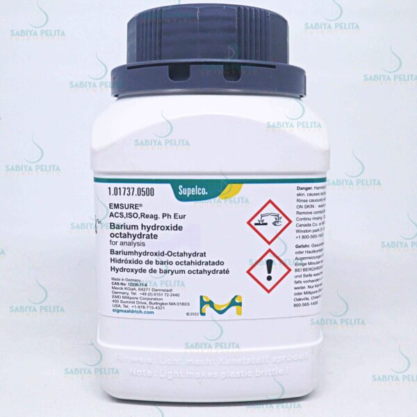 Barium hydroxide octahydrate for analysis EMSURE® Merck 1.01737.0500