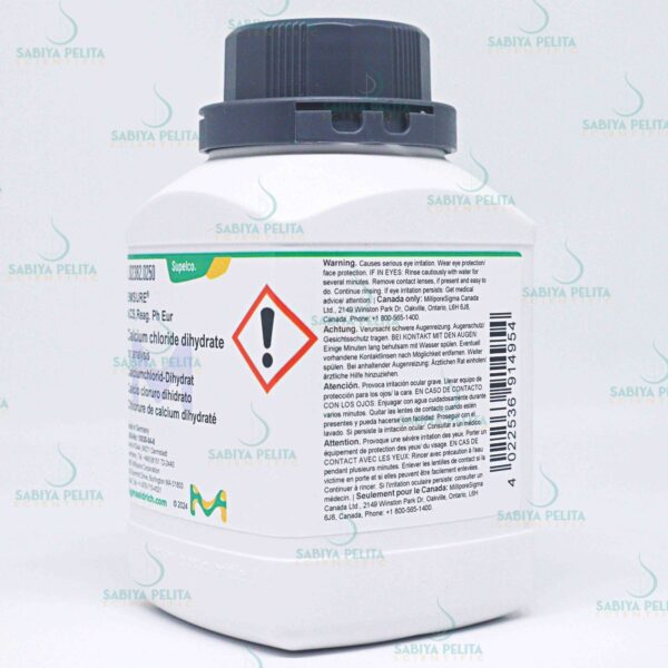 Calcium chloride dihydrate for analysis EMSURE® Merck 1.02382.0250