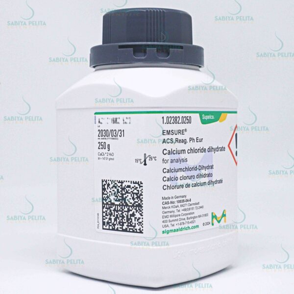 Calcium chloride dihydrate for analysis EMSURE® Merck 1.02382.0250