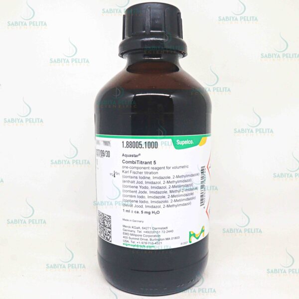 CombiTitrant 5 for volumetric Karl Fischer titration Aquastar® Merck 1.88005.1000