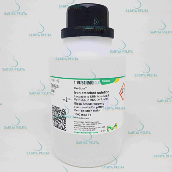 Iron standard solution traceable to SRM from NIST Certipur® Merck 1.19781.0500