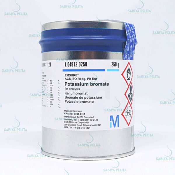 Potassium bromate for analysis (max 0,000001% Hg) EMSURE® Merck 1.04912.0250