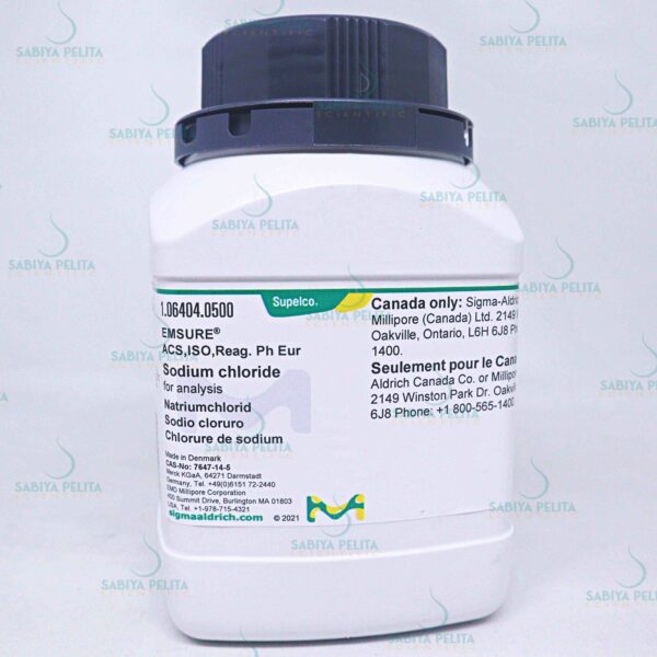 Sodium chloride for analysis EMSURE® Merck 1.06404.0500