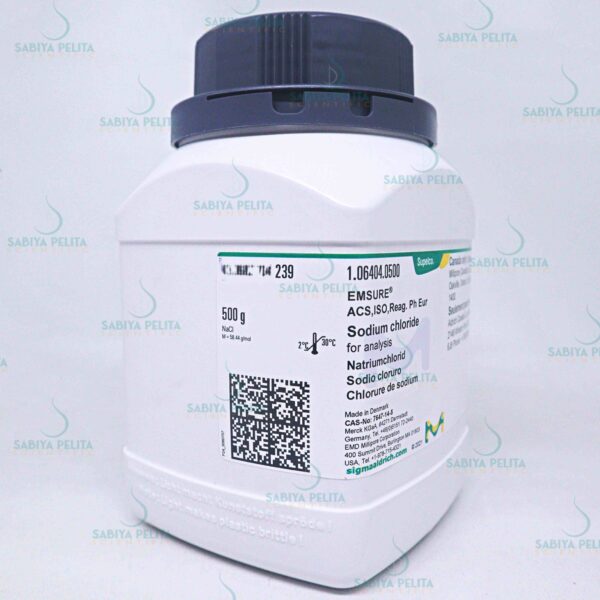 Sodium chloride for analysis EMSURE® Merck 1.06404.0500
