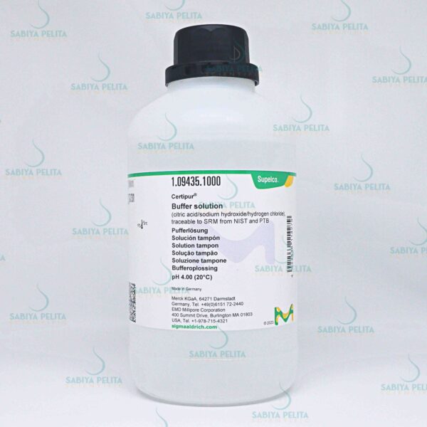 Buffer solution pH 4.00 from NIST and PTB Certipur® Merck 1.09435.1000