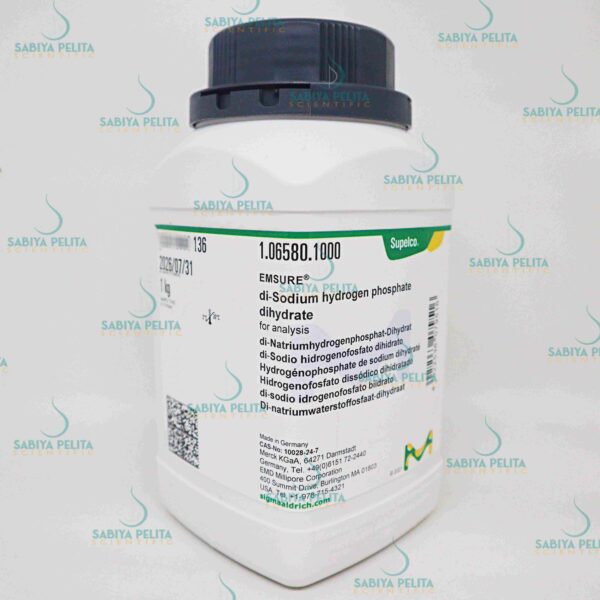 di-Sodium hydrogen phosphate dihydrate for analysis EMSURE® Merck 1.06580.1000