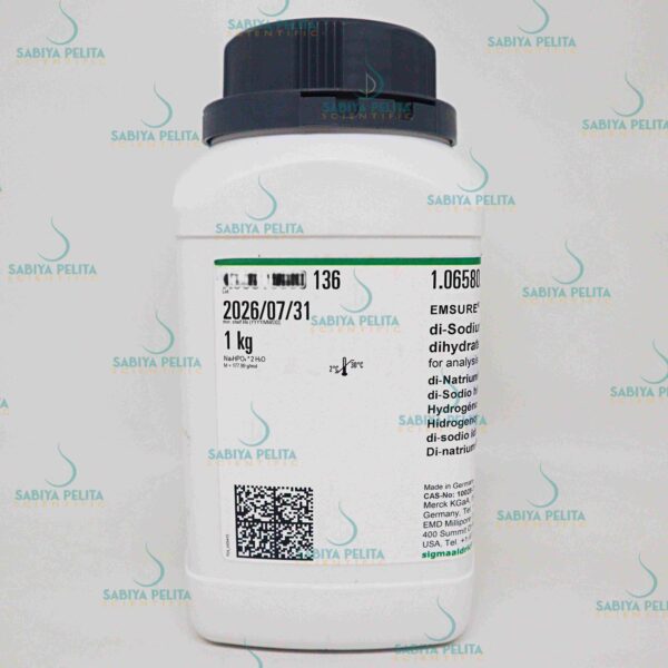 di-Sodium hydrogen phosphate dihydrate for analysis EMSURE® Merck 1.06580.1000