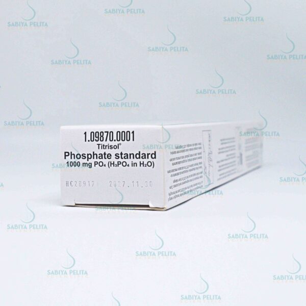 Phosphate standard 1000 mg PO₄ (H₃PO₄ in H₂O) Titrisol® Merck 1.09870.0001