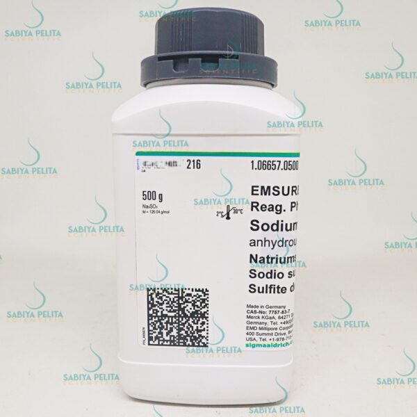 Sodium sulfite anhydrous for analysis EMSURE® Merck 1.06657.0500
