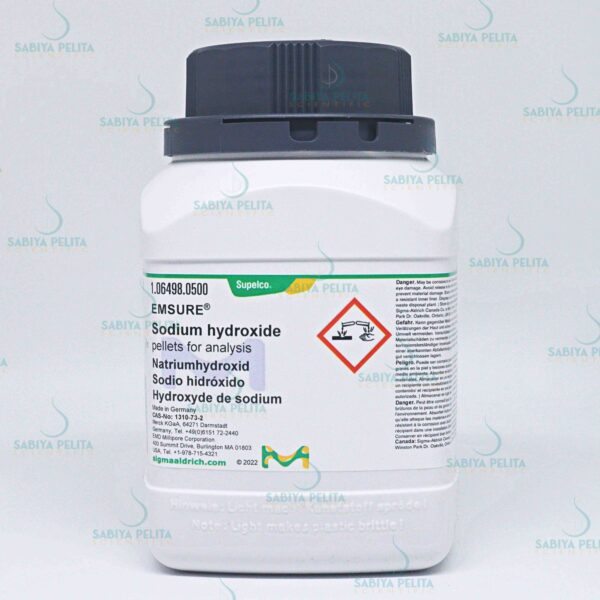 Sodium hydroxide pellets for analysis EMSURE® Merck 1.06498.0500