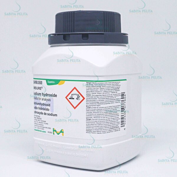 Sodium hydroxide pellets for analysis EMSURE® Merck 1.06498.0500