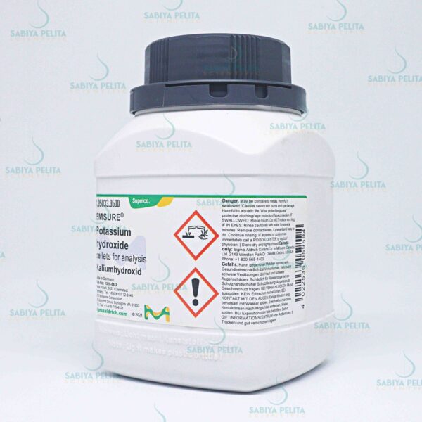 Potassium hydroxide pellets for analysis EMSURE® Merck 1.05033.0500