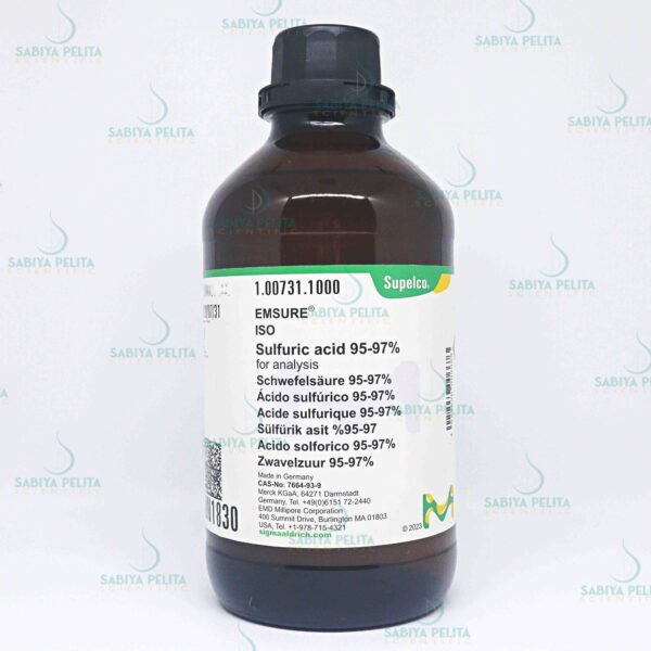 Sulfuric acid 95-97% for analysis Merck 1.00731.1000