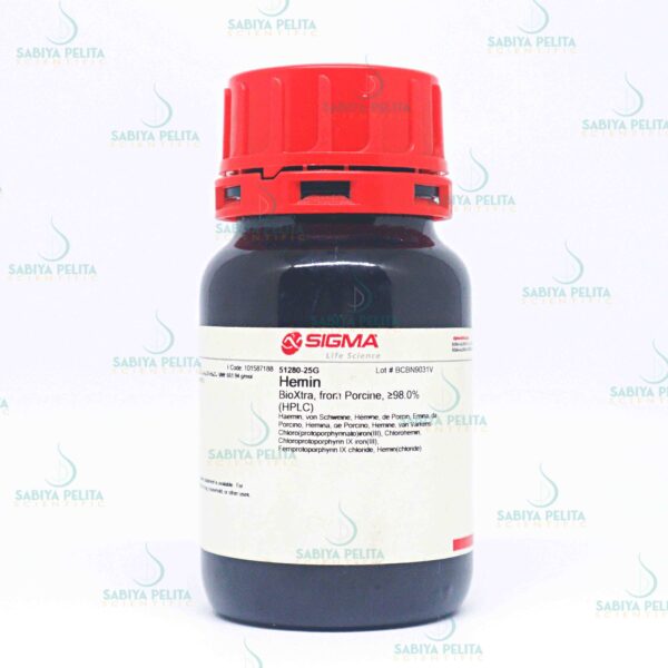 Hemin BioXtra, from Porcine, ≥96.0% (HPLC) Sigma-Aldrich 51280-25G