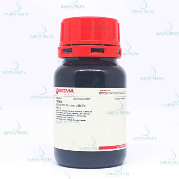 batch_IMG_0064 Hemin BioXtra, from Porcine, ≥96.0% (HPLC) Sigma-Aldrich 51280-25G
