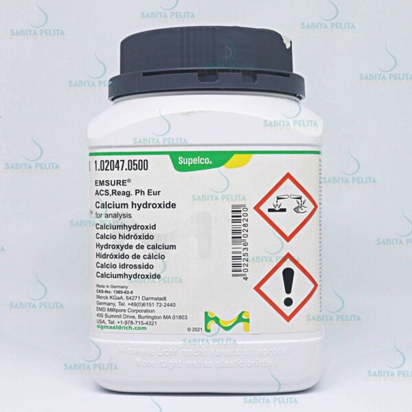 Calcium hydroxide for analysis EMSURE® Merck 1.02047.0500
