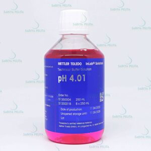 Certified buffer pH 4.01 250mL Bottle, Mettler Toledo 51350032-250ML