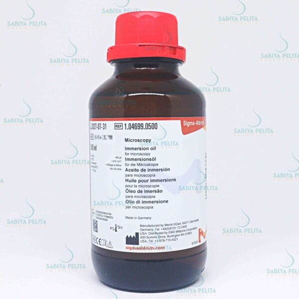 Immersion oil for microscopy Merck 1.04699.0500
