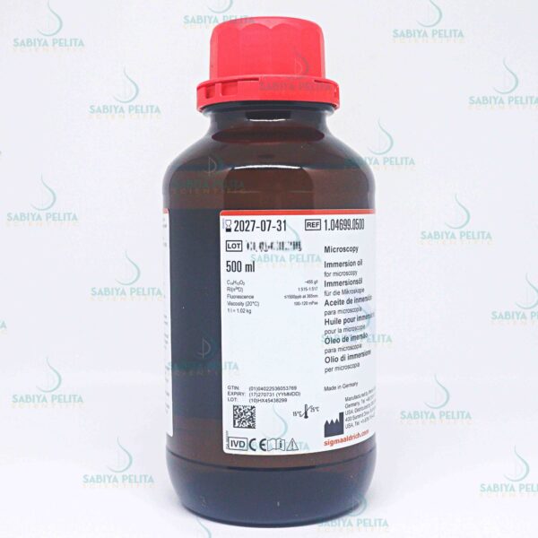Immersion oil for microscopy Merck 1.04699.0500