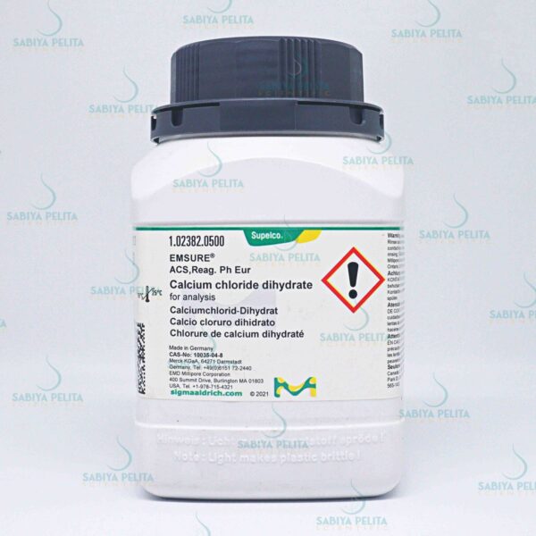 Calcium chloride dihydrate for analysis EMSURE® Merck 1.02382.0500