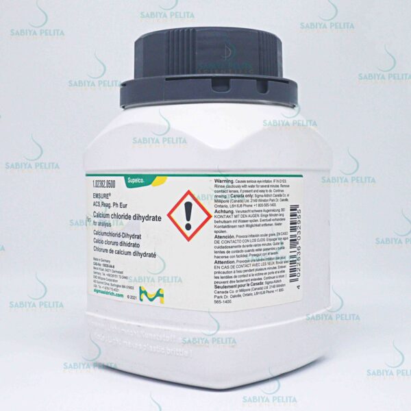 Calcium chloride dihydrate for analysis EMSURE® Merck 1.02382.0500
