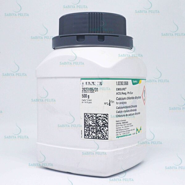 Calcium chloride dihydrate for analysis EMSURE® Merck 1.02382.0500