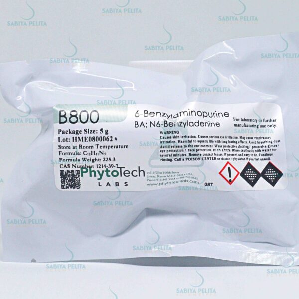 6-Benzylaminopurine (BA) Phytotech B800-5G