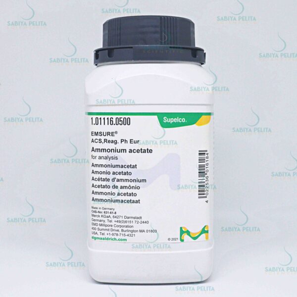 Ammonium acetate for analysis EMSURE® Merck 1.01116.0500