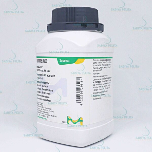 Ammonium acetate for analysis EMSURE® Merck 1.01116.0500