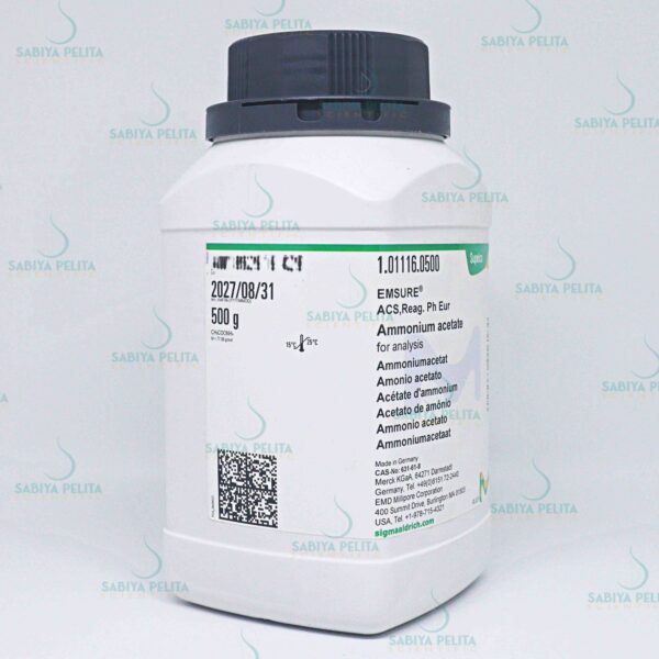 Ammonium acetate for analysis EMSURE® Merck 1.01116.0500