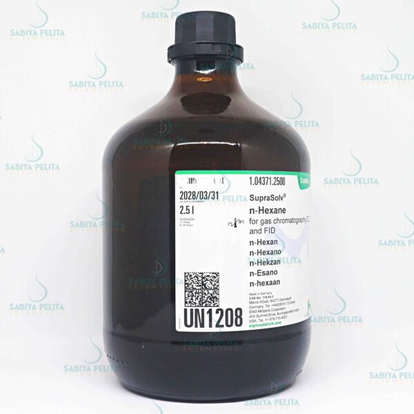 n-Hexane suitable for gas chromatography (GC) ECD and FID SupraSolv® Merck 1.04371.2500