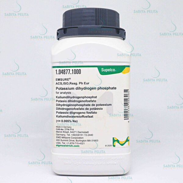 Potassium dihydrogen phosphate (<= 0.005% Na) for analysis EMSURE® Merck 1.04877.1000