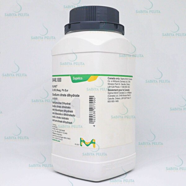 tri-Sodium citrate dihydrate for analysis EMSURE® Merck 1.06448.1000