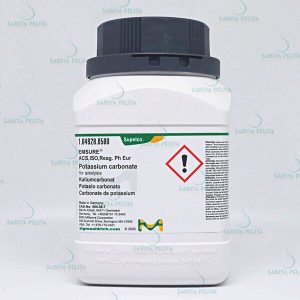 Potassium carbonate for analysis EMSURE® Merck 1.04928.0500