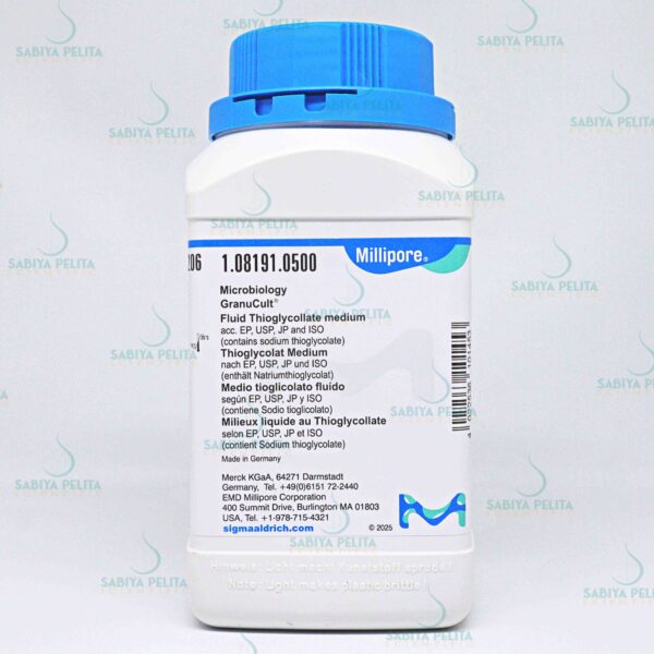 batch_IMG_0212 Fluid Thioglycollate medium for Microbiology Merck 1.08191.0500